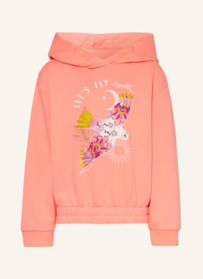 GARCIA Hoodie mit Pailettenbesatz