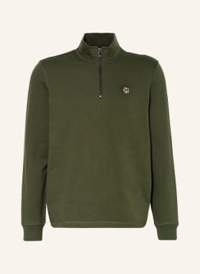 TED BAKER Sweatshirt fabric half-zip sweater KILBRN