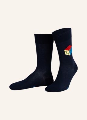 Burlington Set RUBIKS CUBE: Socken und Schlüsselanhänger mit Geschenkbox