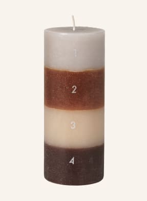 BROSTE COPENHAGEN Calendar candle COLORBLOCK