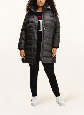 TOMMY HILFIGER Daunenmantel mit Kunstfell