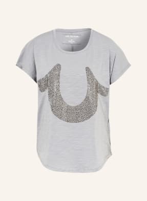TRUE RELIGION T-Shirt mit Schmucksteinbesatz