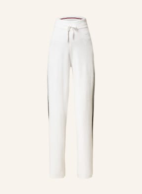 TOMMY HILFIGER Knit trousers in jogger style with tuxedo stripes