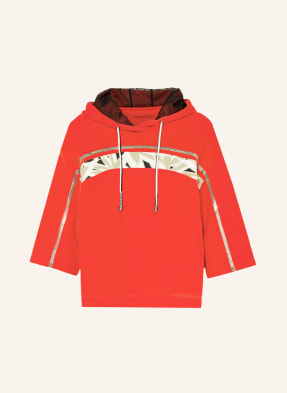 MARC CAIN Bluza z kapturem z rękawem 3/4