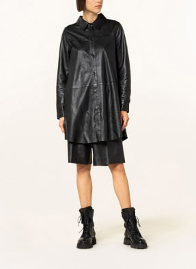 Maze Leder-Overshirt
