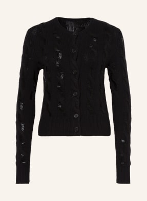 POLO RALPH LAUREN Strickjacke mit Schmucksteinbesatz