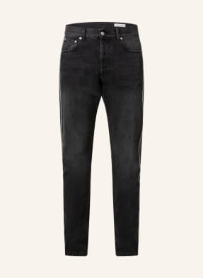 Alexander McQUEEN Jeans tapered fit with tuxedo stripe