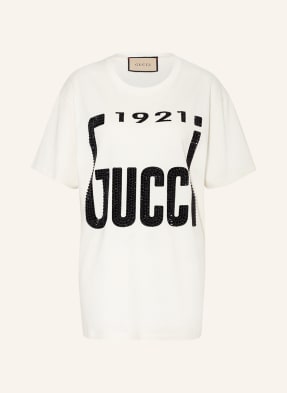 GUCCI Oversized-Shirt mit Schmucksteinbesatz