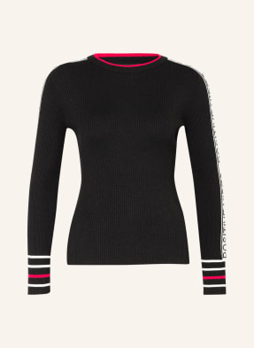 ONE MORE STORY Pullover mit Galonstreifen
