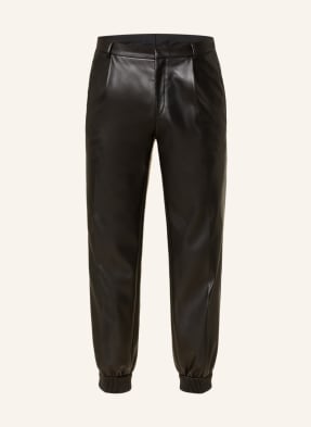 HUGO Hose FENTO Extra Slim Fit in Lederoptik