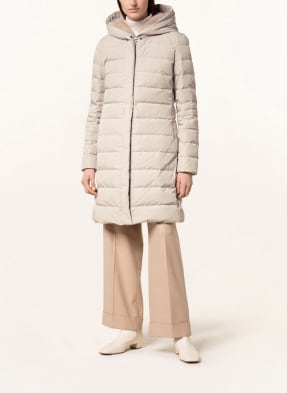 MARC CAIN 2-in-1-Daunenmantel mit Kunstfellbesatz
