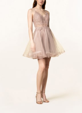 LAONA Cocktailkleid mit Spitzen- und Schmucksteinbesatz
