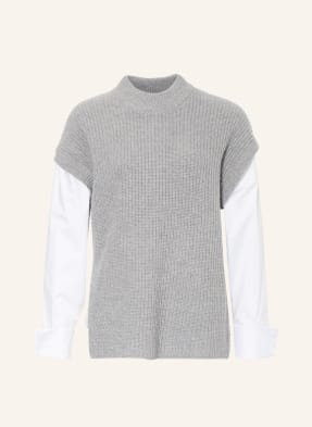 BOSS Sweater FARVA in mixed materials