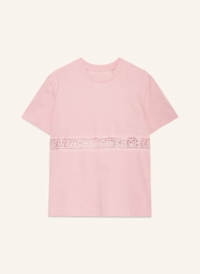 GIVENCHY T-Shirt mit Spitzeneinsatz