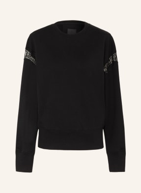 GIVENCHY Sweatshirt with decorative lace trim
