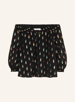 SEE BY CHLOÉ Off-Shoulder-Bluse aus Seide mit Glitzergarn