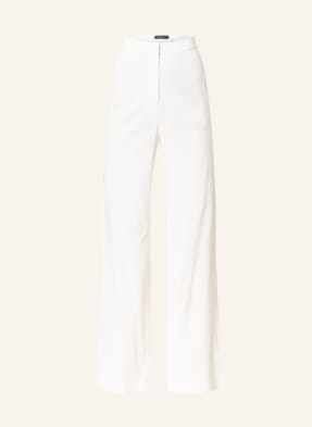 MARC CAIN Wide leg trousers with linen