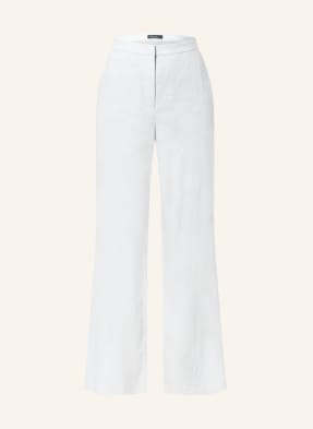 MARC CAIN Wide leg trousers with linen