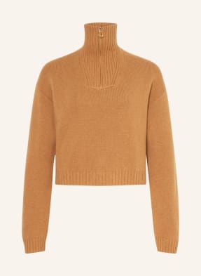 Nanushka Half-zip sweater KIRA with merino wool