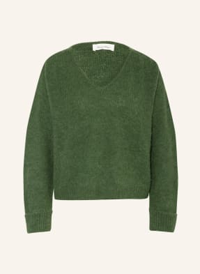 American Vintage Krótki sweter z dodatkiem alpaki 