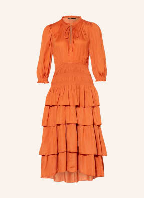maje Kleid RADJINETTE mit 3/4-Arm und Rüschenbesatz