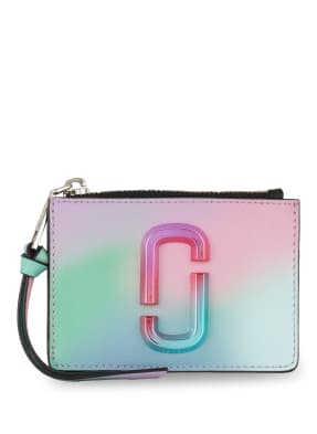 MARC JACOBS Saffiano-Kartenetui mit Münzfach