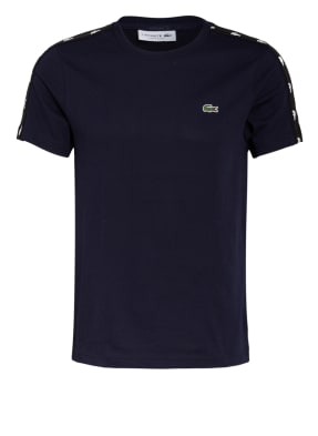 LACOSTE T-Shirt mit Galonstreifen
