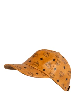 MCM Cap in Lederoptik