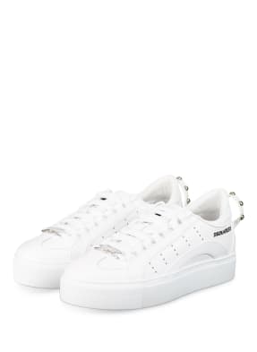 DSQUARED2 Plateau-Sneaker mit Nietenbesatz