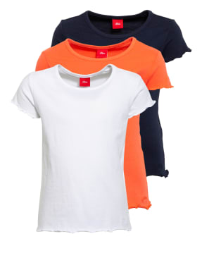 s.Oliver 3er-Pack T-Shirts