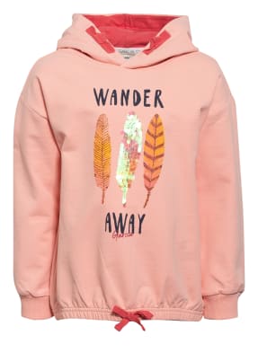 GARCIA Hoodie mit Paillettenbesatz