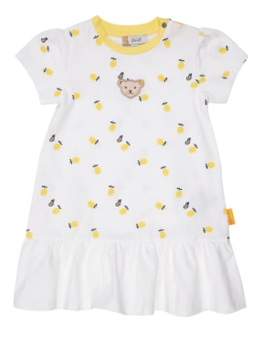 Steiff Jerseykleid mit Volantbesatz