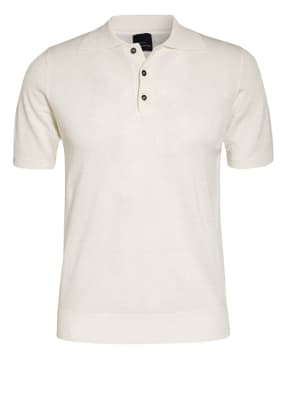 EDUARD DRESSLER Strick-Poloshirt mit Leinen