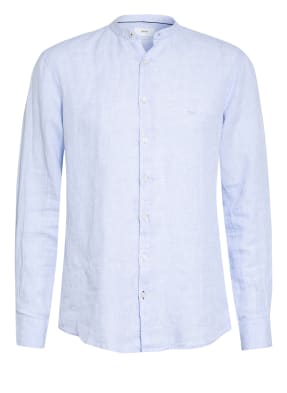 BRAX Leinenhemd LARS Modern Fit mit Stehkragen