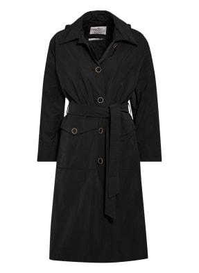 HERNO Trenchcoat mit abnehmbarer Kapuze