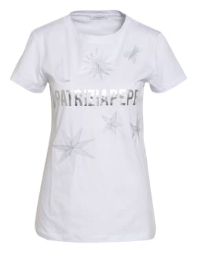 PATRIZIA PEPE T-Shirt mit Glitzergarn