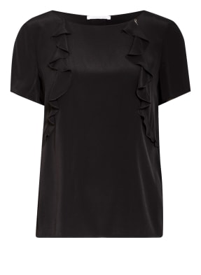 PATRIZIA PEPE Blusenshirt mit Rüschenbesatz