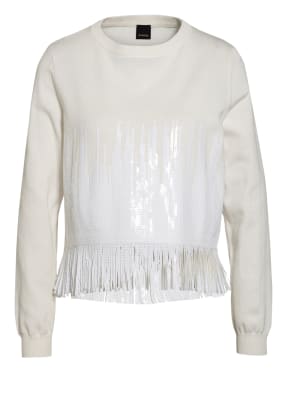 PINKO Pullover SNOWBOARD mit Paillettenbesatz
