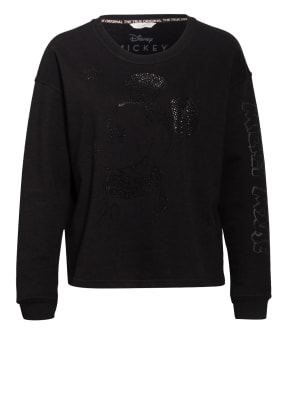 FrogBox Sweatshirt mit Schmucksteinbesatz