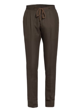 SARTORIA LATORRE Hose im Jogging-Stil mit Leinen