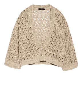 FABIANA FILIPPI Strickjacke mit Leinen und Glitzergarn