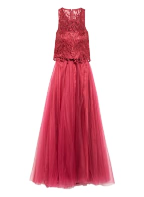 VM VERA MONT Abendkleid mit Spitzen- und Paillettenbesatz
