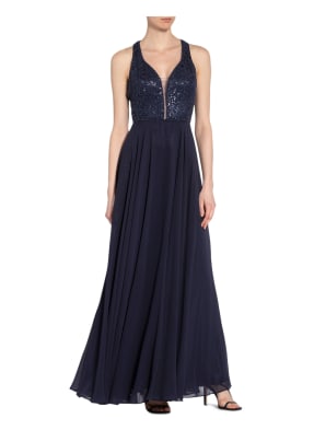 VM VERA MONT Abendkleid mit Perlen- und Paillettenbesatz