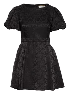 SAINT LAURENT Jacquard-Kleid aus Seide