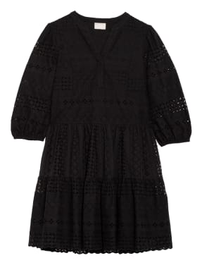 Mrs & HUGS Kleid mit 3/4-Arm und Lochspitze