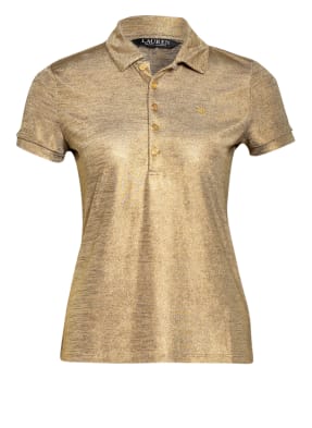 LAUREN RALPH LAUREN Jersey-Poloshirt aus Glitzergarn