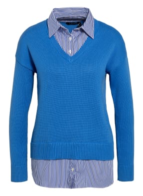 LAUREN RALPH LAUREN Pullover PERDYTA mit Hemdblusen-Einsatz