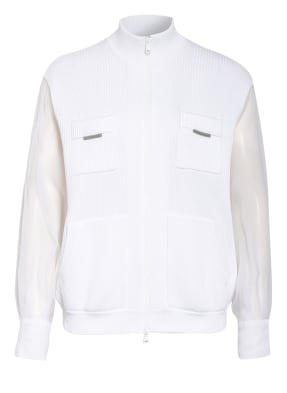 BRUNELLO CUCINELLI Strickjacke im Materialmix