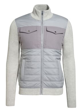 REISS Strickjacke MILLER im Materialmix