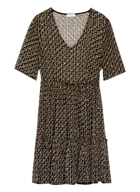 CLAUDIE PIERLOT Kleid RAUCHA mit Rüschenbesatz und Glitzergarn